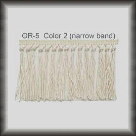 narrow band fringe for oriental rug repair