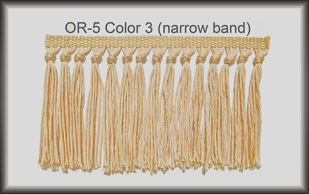 Narrow Band Brush  Rug Fringe