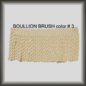 boullion brush fringe for rugs
